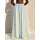 Men's Tri-Color Block Flowing Palazzo Trousers