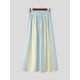 Men's Tri-Color Block Flowing Palazzo Trousers