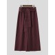 Men's Asymmetric Wrapped Tie-Waist Pinstripe Oversized Wide-Leg Baggy Trousers