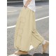 Men's Vintage Multi-Tie Straps Deconstructed Pleated Balloon Wide Leg Trousers