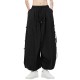 Men's Vintage Multi-Tie Straps Deconstructed Pleated Balloon Wide Leg Trousers