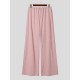 Men's Cozy Comfort Solid Textured Straight Wide Leg Pajama Trousers