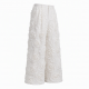 Men's Party 3D Rose Flower Pleated Wide Leg Full Length Trousers