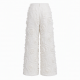 Men's Party 3D Rose Flower Pleated Wide Leg Full Length Trousers
