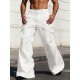 Men's Pleated Wide Leg Trousers