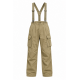 Men's Adjustable Suspender Strap Cargo Flap Pocket High Waist Trousers