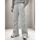 Men's Retro Heavyweight Drape Bell Bottom Full Length Trousers